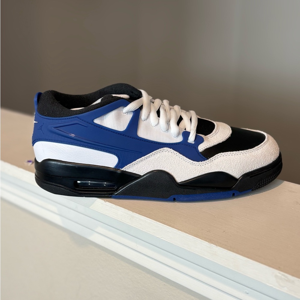 Nike Air Jordan 4 RM Black Summit White Racer Blue Motorsport Mens 11 New No Box - Picture 4 of 9